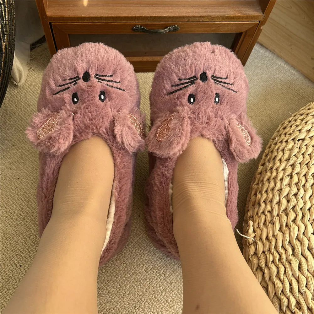 Chaussons chauds et moelleux Pilou Pilou Souricette