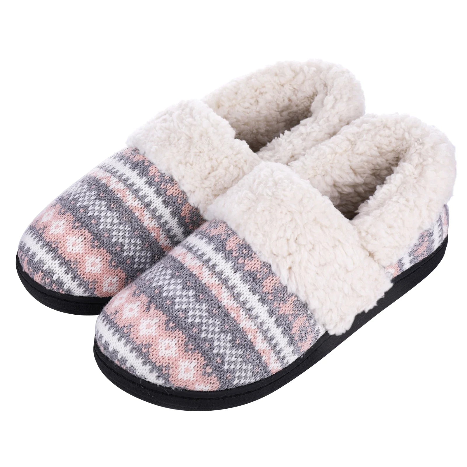 Chaussons chauds femme style cocooning