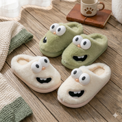 Chaussons cocooning amusants style cartoon