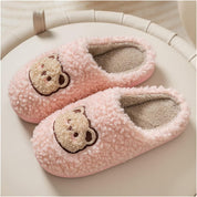 Chaussons femme peluche pilou pilou ultra doux