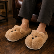Chaussons ours doux et moelleux