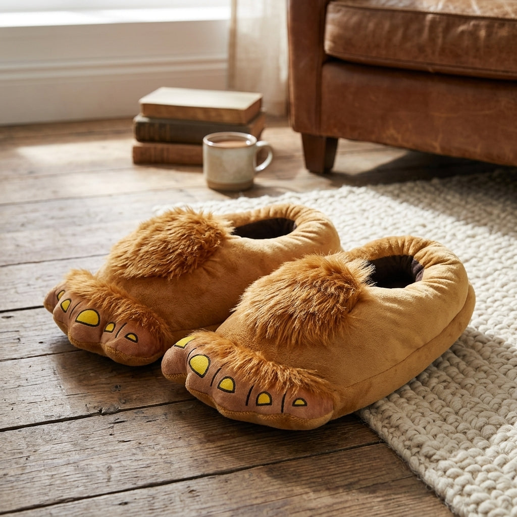 Chaussons pied de hobbit polaire homme