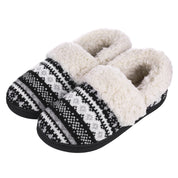 Chaussons pilou pilou femme noir antidérapants