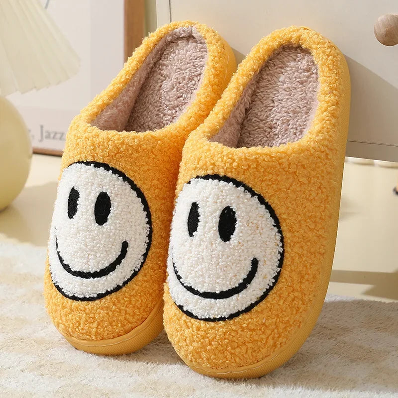 Chaussons pilou pilou smile jaune