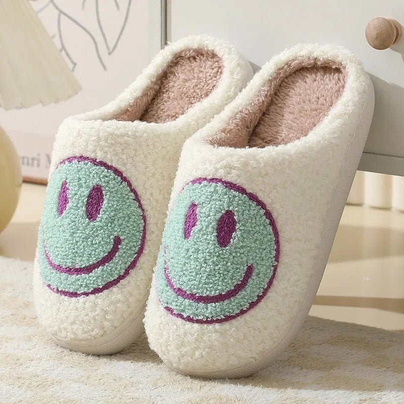 Chaussons pilou pilou smile turquoise