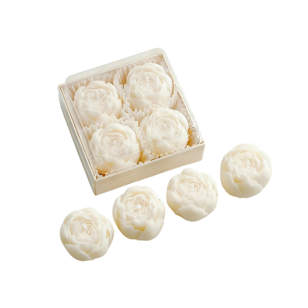 Coffret bougies fleur parfumées english pear freesia