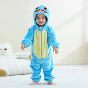 Combinaison bébé effet Pilou Pilou avec capuche
