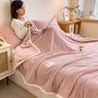 Couverture chaude en pilou pilou douce et réconfortante pour cocooning