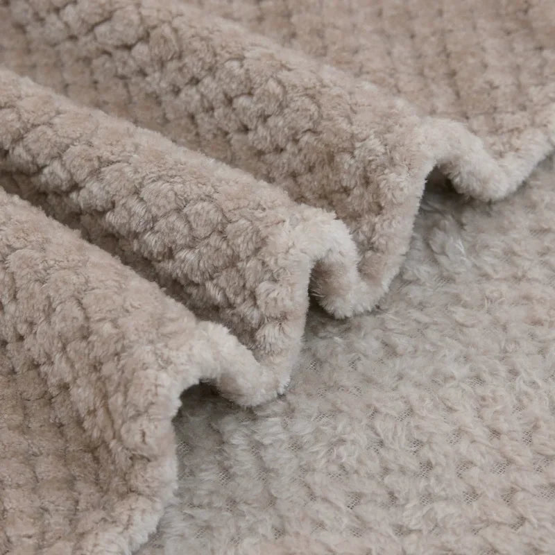 Couverture cocooning en velours luxueux et chaleureux