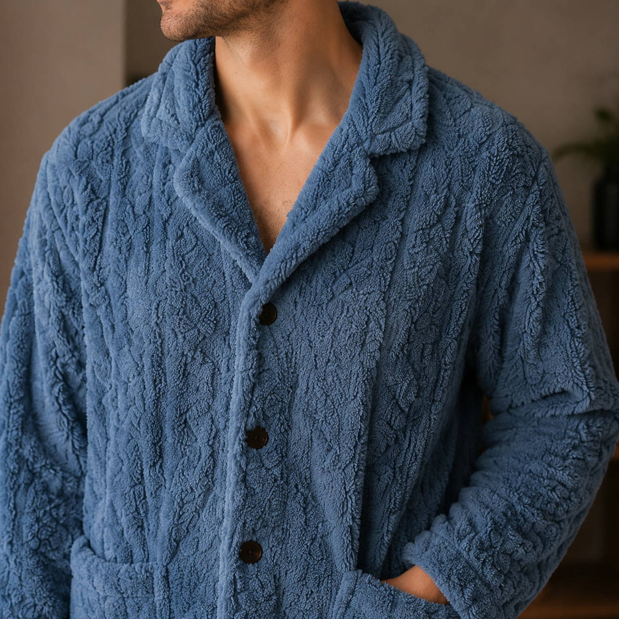 Ensemble Pyjama bleu homme Pilou