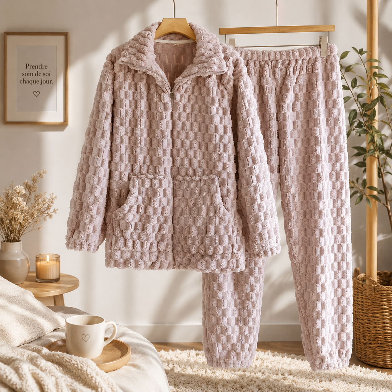 Ensemble pilou pilou 2 pièces femme ultra doux