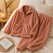 Ensemble pyjama moumoute terracotta deux pièces