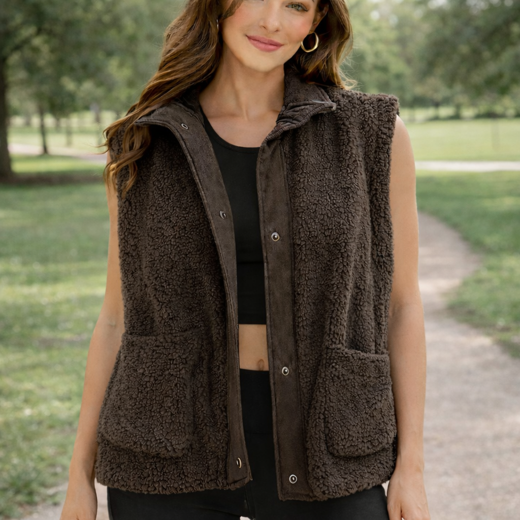 Gilet polaire sans manches
