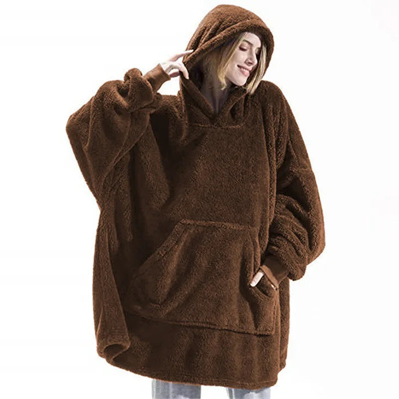 Hoodie pilou pilou XXL marron