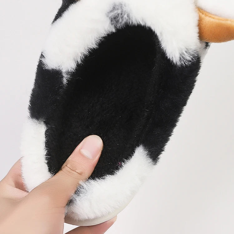 Intérieur moelleux des Chaussons Pilou Pilou Vache Douillette