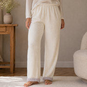 Jogging pyjama beige pilou pilou femme ultra doux