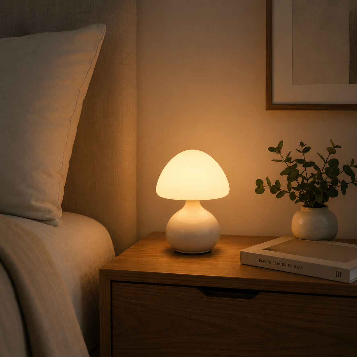 Lampe Champignon Lumière Douce