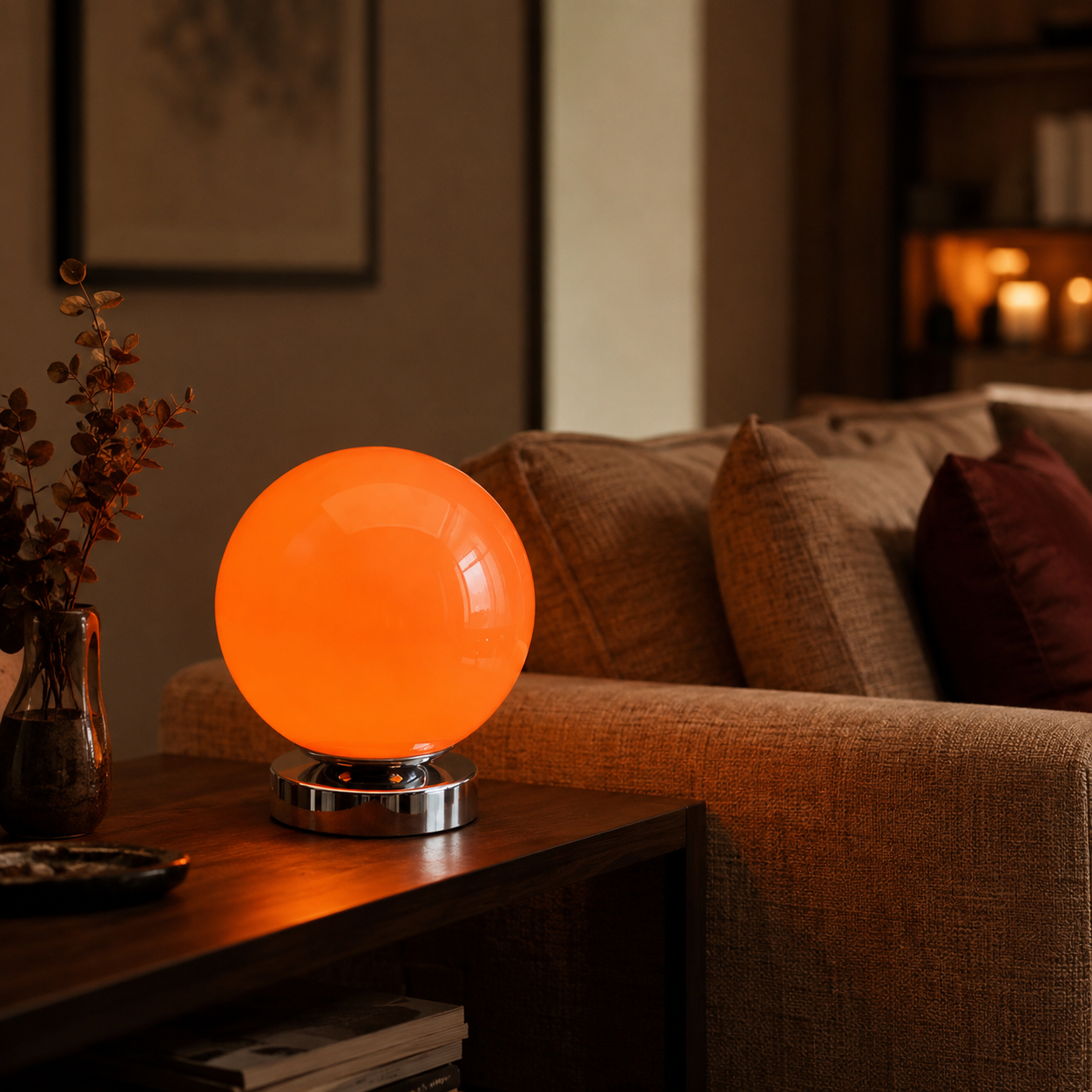 Lampe Globe Vintage en verre pour décoration intérieure