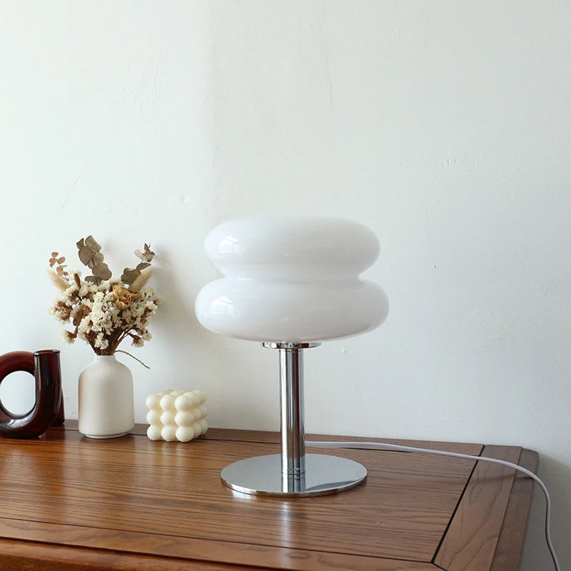 Lampe Macaron Vintage blanche