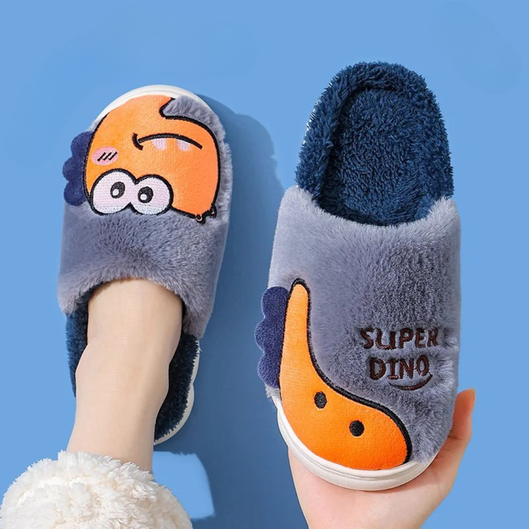 Paire de chaussons enfant à motifs colorés