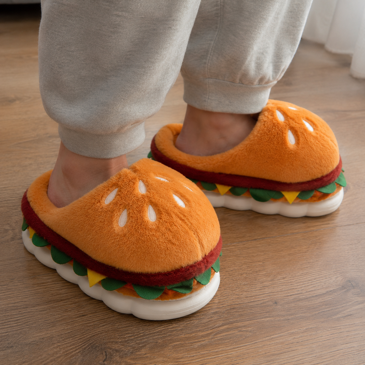 Pantoufles Hamburger