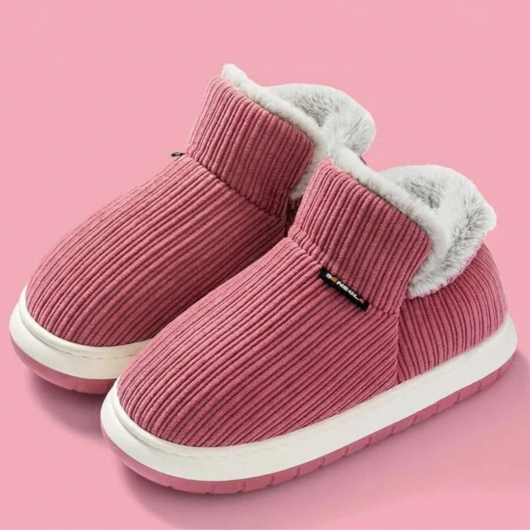 Pantoufles Pilou Pilou Chalet Douillet rose