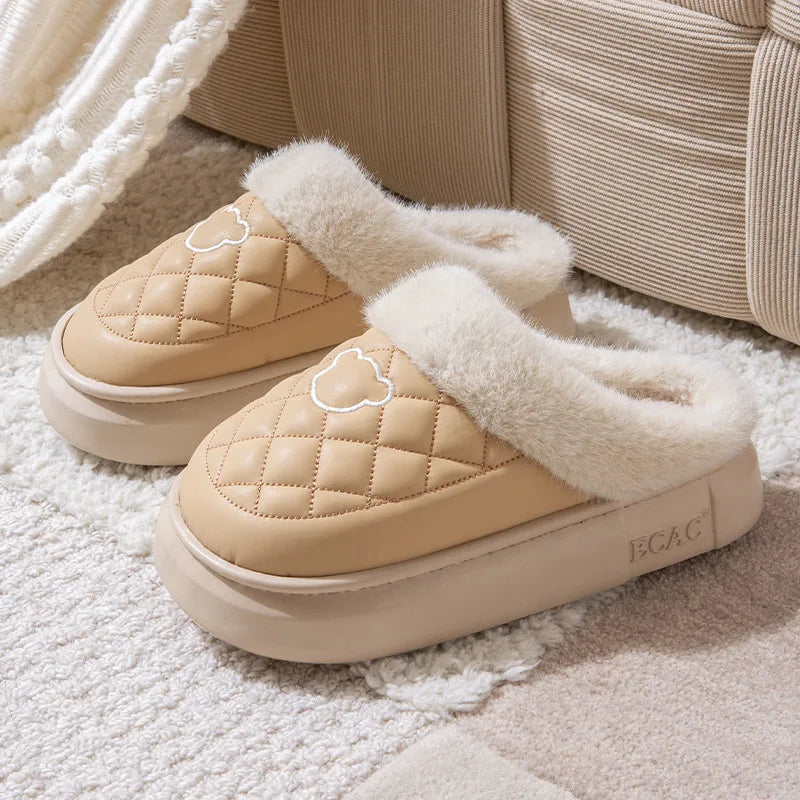 Pantoufles Pilou Pilou Écrin de Douceur kaki