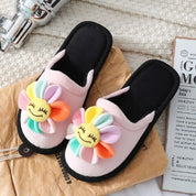 Pantoufles Pilou Pilou Fleur Souriante rose
