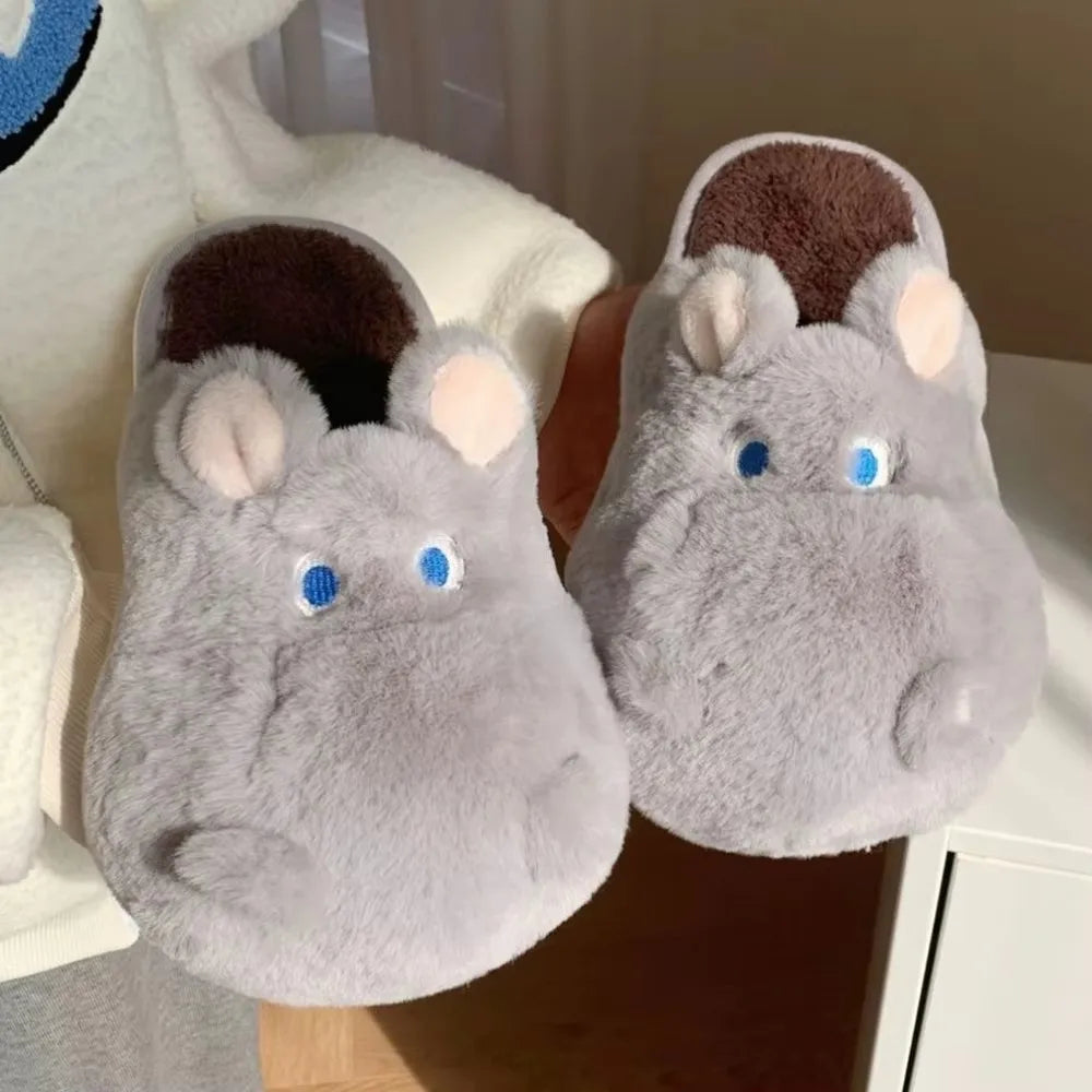 Pantoufles Pilou Pilou Hippopotame Douillet