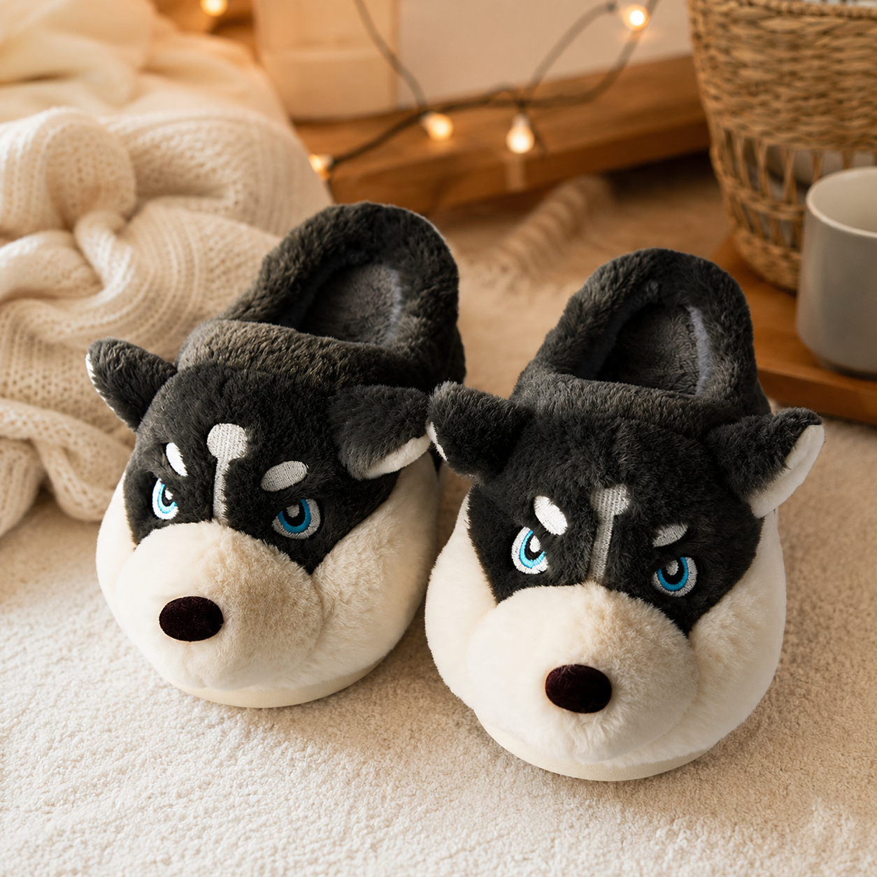 Pantoufles Pilou Pilou Husky Douillet