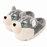 Pantoufles Pilou Pilou Husky Douillet gris
