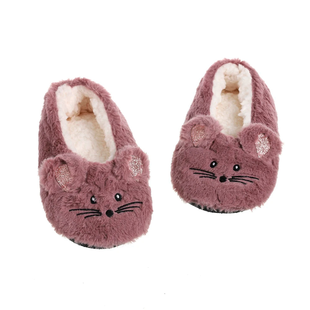 Pantoufles Pilou Pilou Souricette violet