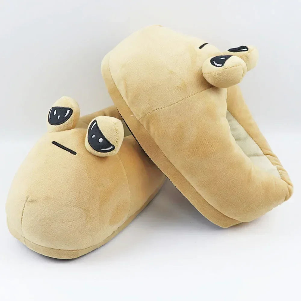 Pantoufles kawaii en peluche pour hiver