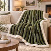 Plaid Cocooning Sherpa Douillet