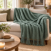 Plaid Cocooning Torsades Douillettes