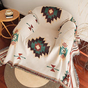 Plaid cocooning au style nomade