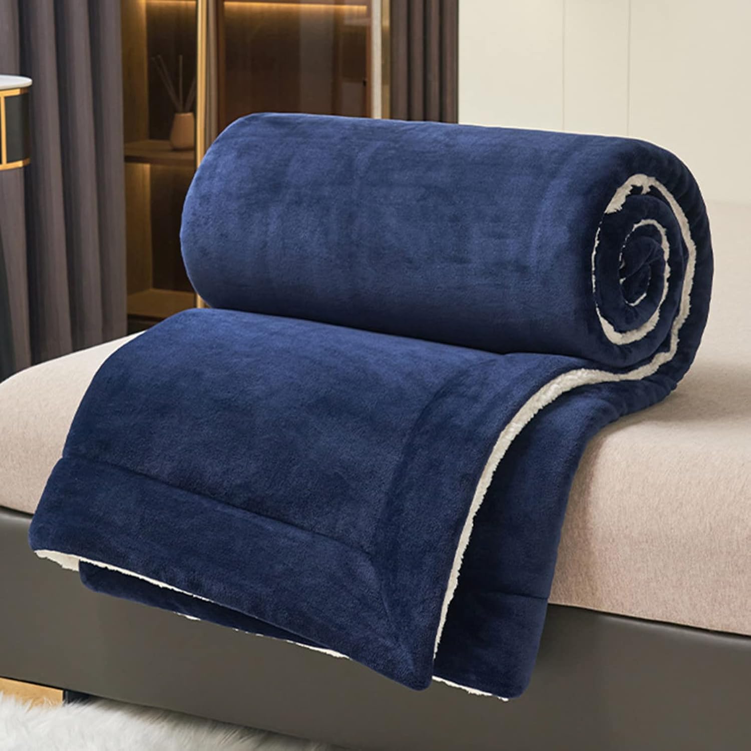 Plaid en laine chaud et respirant pour un confort naturel