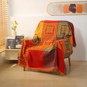 Plaid pilou pilou Patchwork Bohème