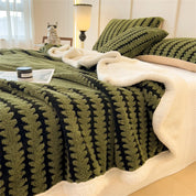 Plaid sherpa doux et chaud pour lit et canapé