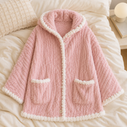 Poncho pyjama femme chaud et confortable