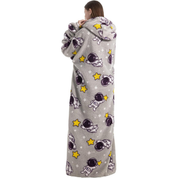 Pull Plaid Cocooning Astronaute Étoilé