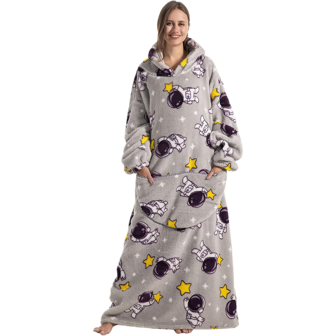 Pull Plaid Cocooning Pilou Pilou Astronaute Étoilé
