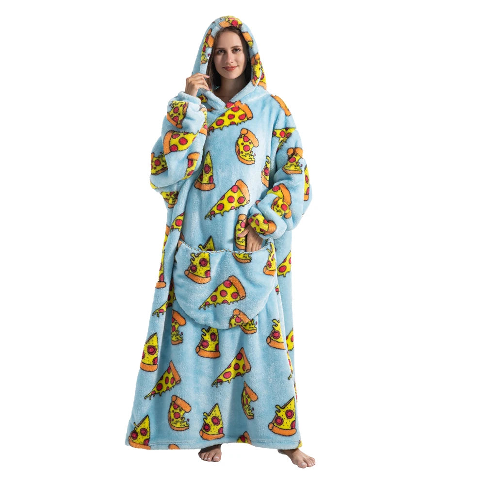 Pull Plaid Cocooning Pilou Pilou Pizza Gourmande