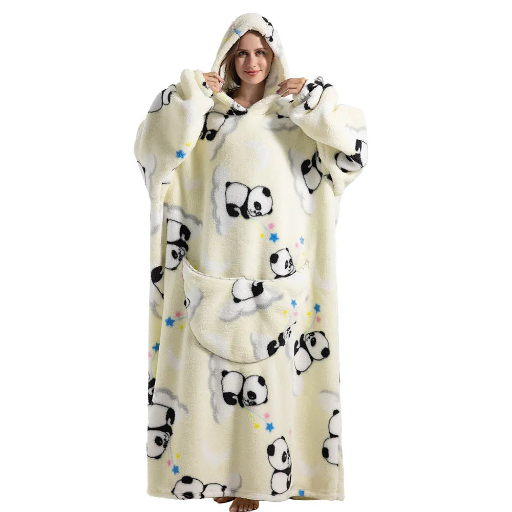 Pull Plaid Panda Douillet
