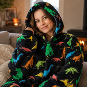 Pull Plaid Pilou Pilou Parade des Dinos multicolore