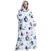 Pull Plaid Pilou Pilou Pingouin Polaire blanc