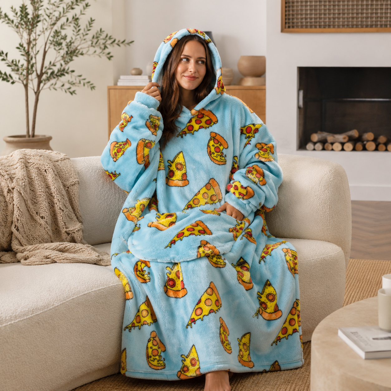 Pull Plaid Pilou Pilou Pizza Gourmande