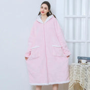 Pull Plaid Pilou Pilou Refuge Douillet long et chaud