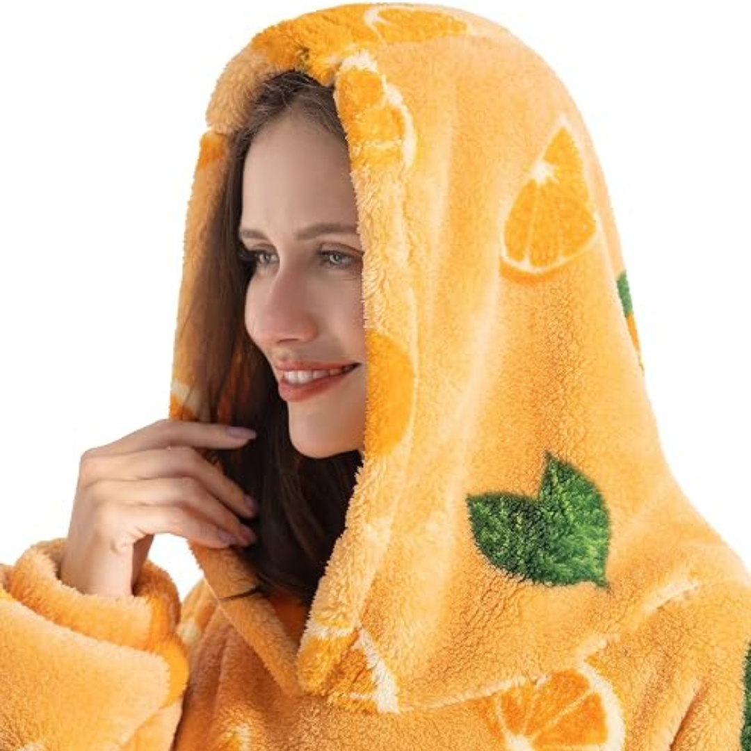 Pull Plaid cocooning Zeste de Douceur