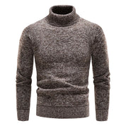 Pull col roulé chaud porté, coupe élégante et style intemporel